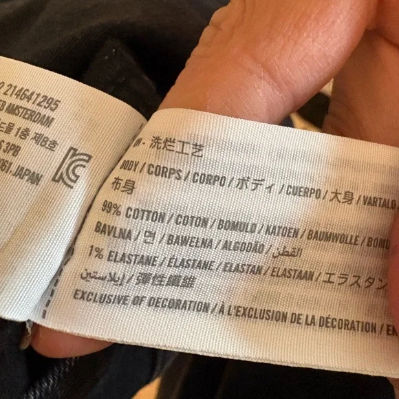 Abercrombie & Fitch Black Dress with Gold Zipper - Picture 6 of 7